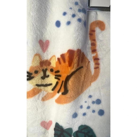 Cat plant soft cozy blanket - Picture 3 of 8
